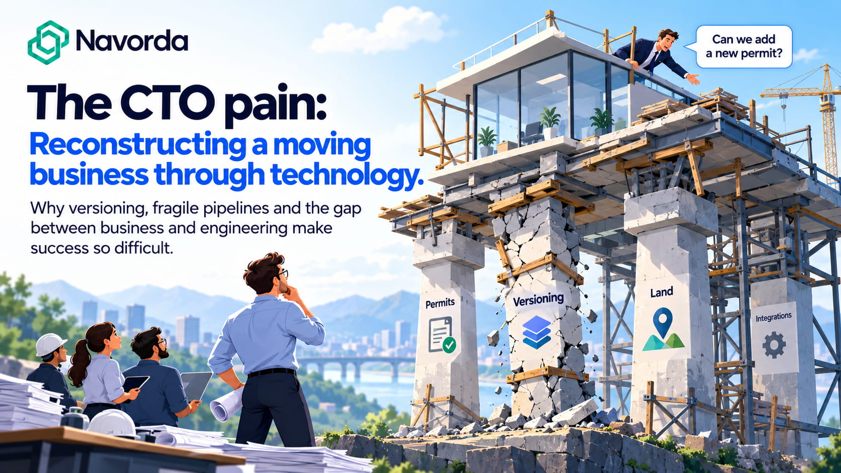 The CTO pain: Reconstructing a moving business through technology